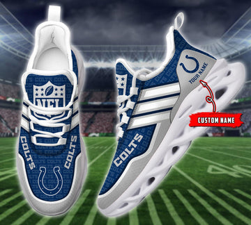 FoxnFish Indianapolis Colts Max Soul Shoes Sneakers For Men And Women