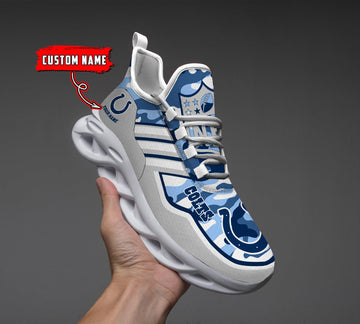 FoxnFish Indianapolis Colts Max Soul Shoes Sneakers For Men And Women