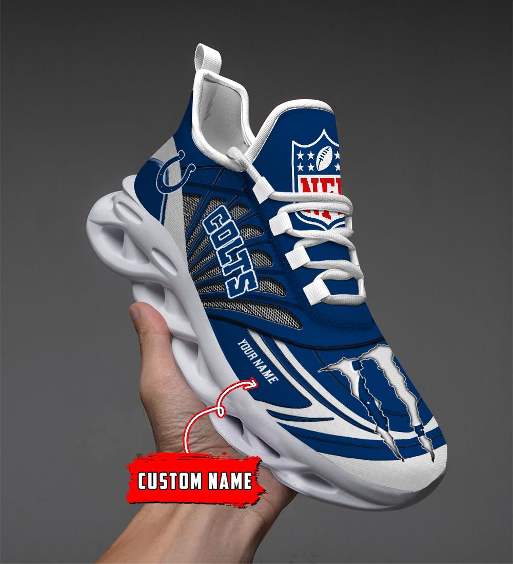 FoxnFish Indianapolis Colts Max Soul Shoes Sneakers For Men And Women