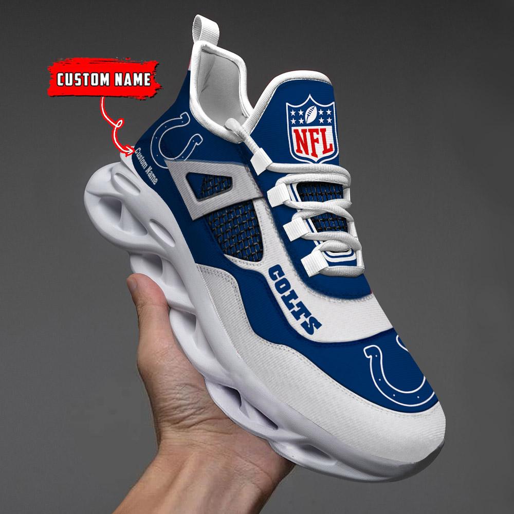 FoxnFish Indianapolis Colts Max Soul Shoes Sneakers For Men And Women