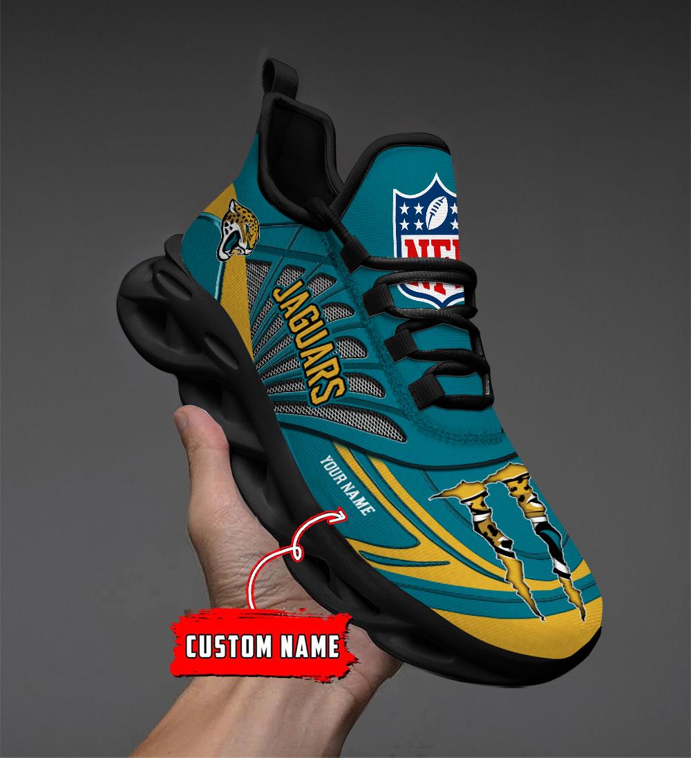 FoxnFish Jacksonville Jaguars Max Soul Shoes Sneakers For Men And Women