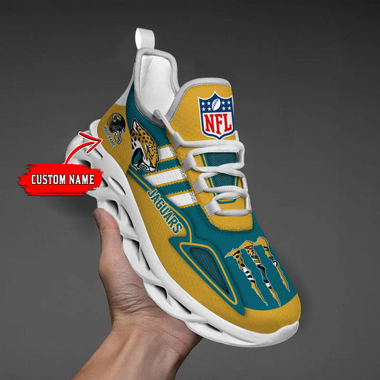 FoxnFish Jacksonville Jaguars Max Soul Shoes Sneakers For Men And Women