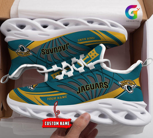 FoxnFish Jacksonville Jaguars Max Soul Shoes Sneakers For Men And Women