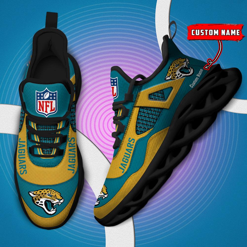 FoxnFish Jacksonville Jaguars Max Soul Shoes Sneakers For Men And Women