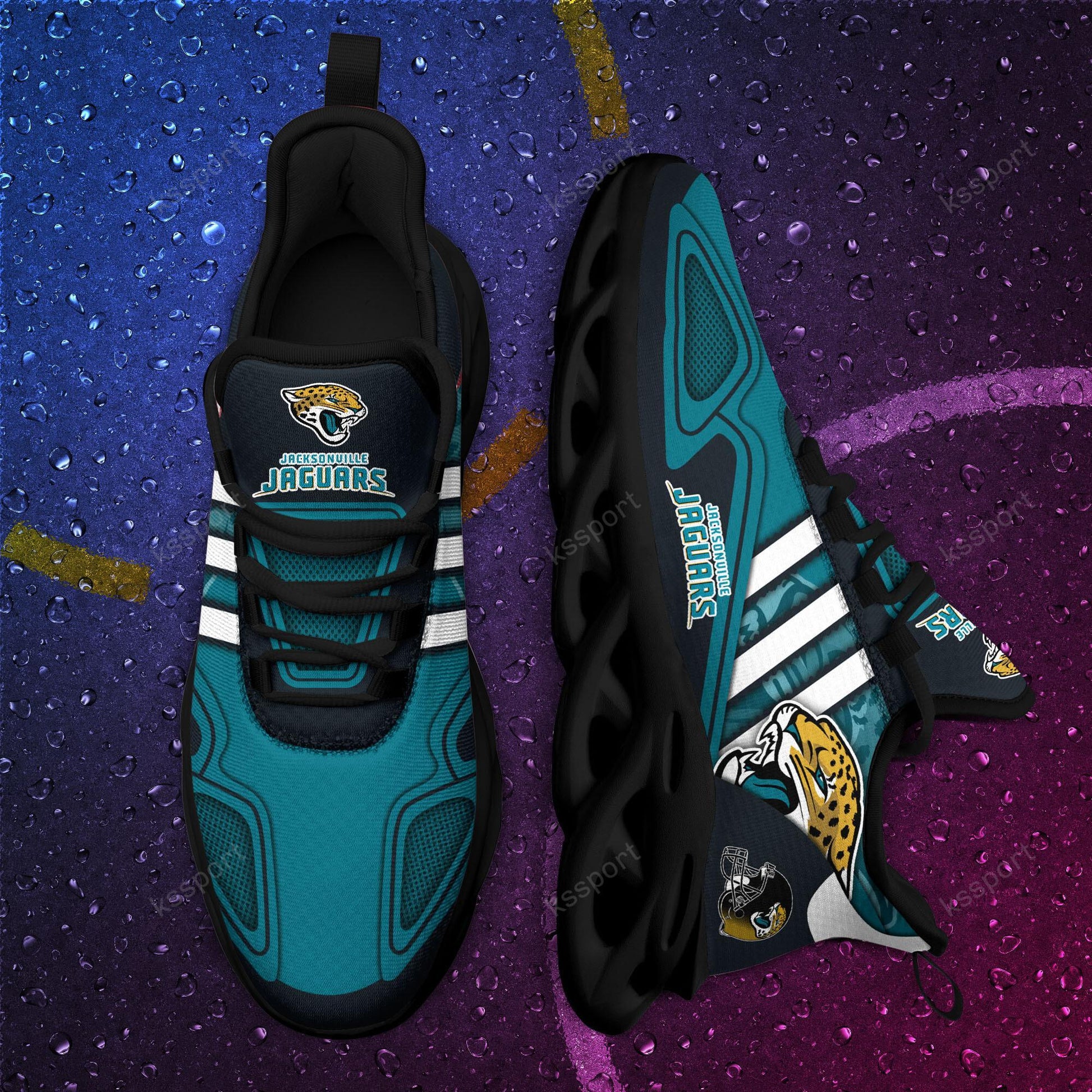 FoxnFish Jacksonville Jaguars Max Soul Shoes Sneakers For Men And Women