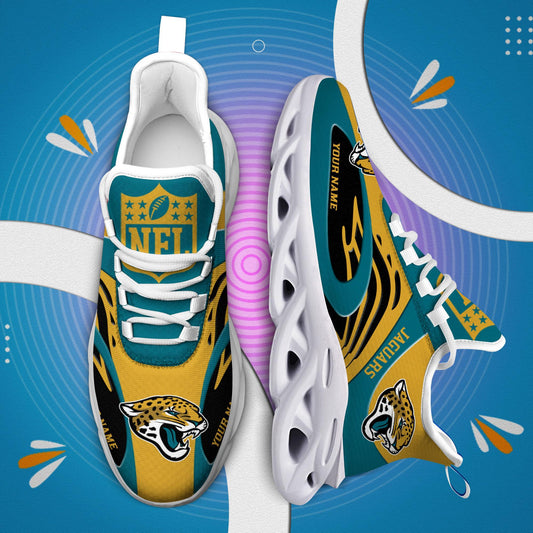 FoxnFish Jacksonville Jaguars Max Soul Shoes Sneakers For Men And Women