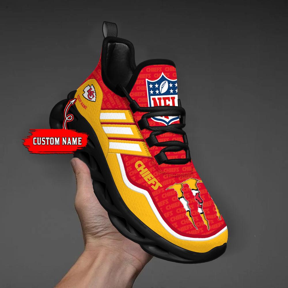 Arcticfootwear Kansas City Chiefs Max Soul Shoes Sneakers For Men And Women