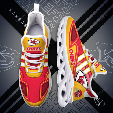 FoxnFish Kansas City Chiefs Max Soul Shoes Sneakers For Men And Women