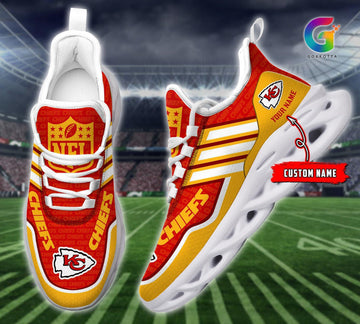 FoxnFish Kansas City Chiefs Max Soul Shoes Sneakers For Men And Women