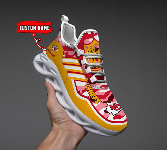 FoxnFish Kansas City Chiefs Max Soul Shoes Sneakers For Men And Women