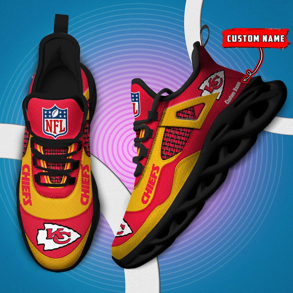 FoxnFish Kansas City Chiefs Max Soul Shoes Sneakers For Men And Women