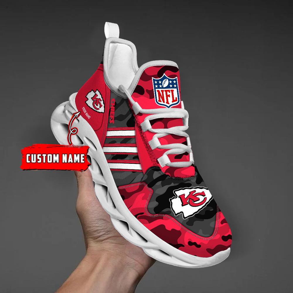 FoxnFish Kansas City Chiefs Max Soul Shoes Sneakers For Men And Women