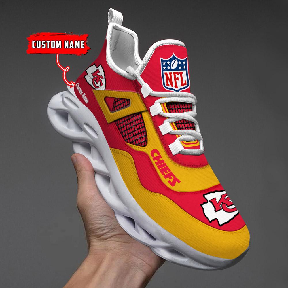 FoxnFish Kansas City Chiefs Max Soul Shoes Sneakers For Men And Women