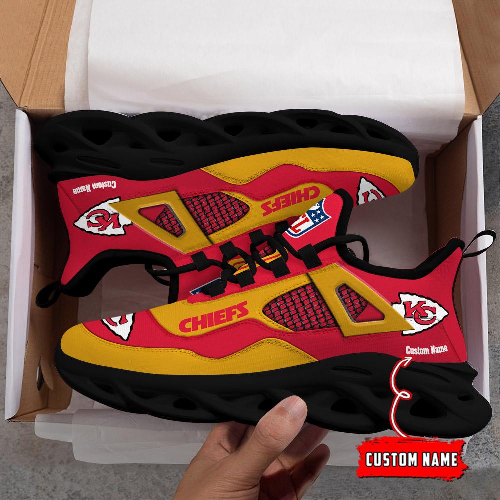 FoxnFish Kansas City Chiefs Max Soul Shoes Sneakers For Men And Women