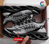 FoxnFish Las Vegas Raiders Max Soul Shoes Sneakers For Men And Women