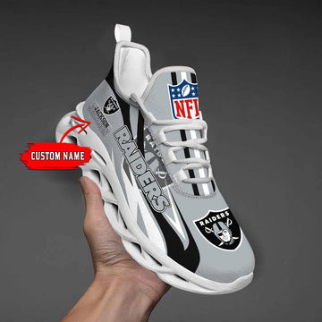 FoxnFish Las Vegas Raiders Max Soul Shoes Sneakers For Men And Women