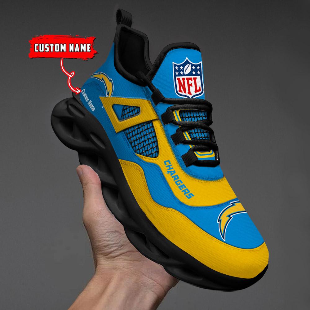 FoxnFish Los Angeles Chargers Max Soul Shoes Sneakers For Men And Women