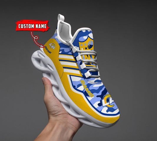 FoxnFish Los Angeles Rams Max Soul Shoes Sneakers For Men And Women