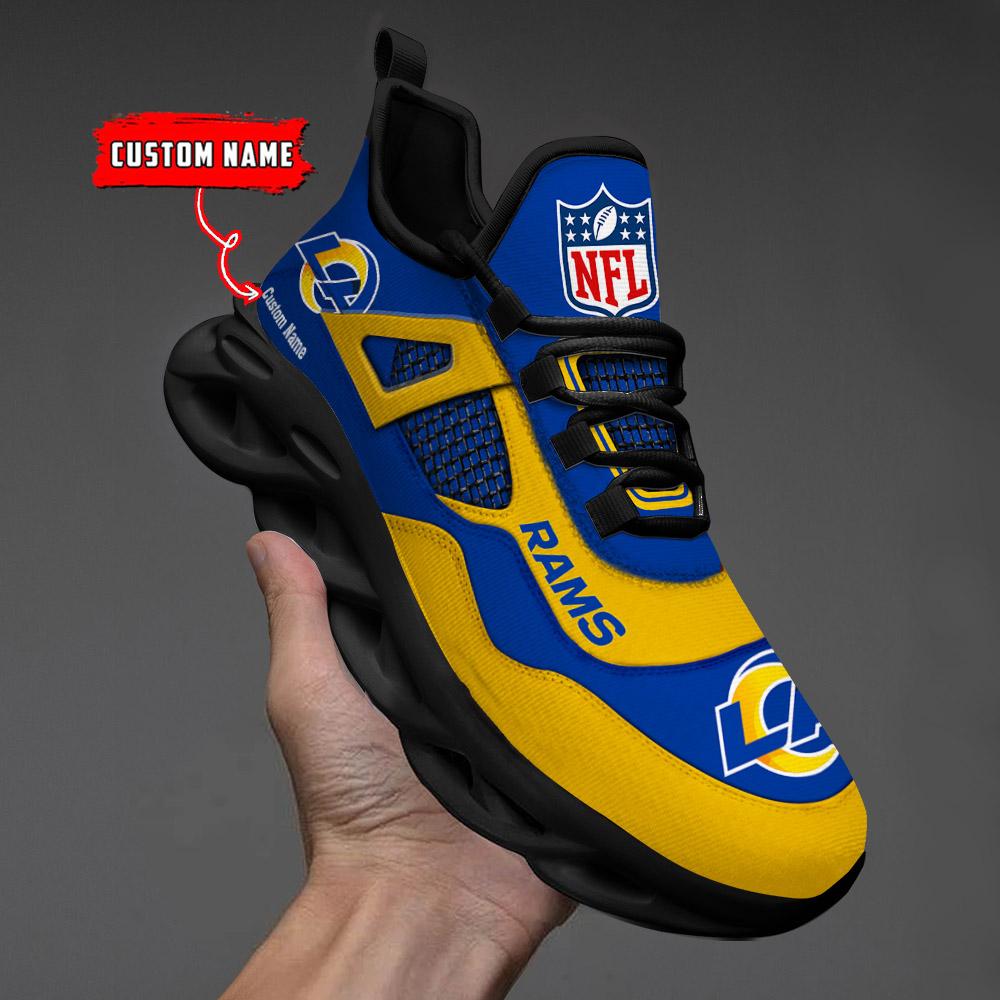 FoxnFish Los Angeles Rams Max Soul Shoes Sneakers For Men And Women