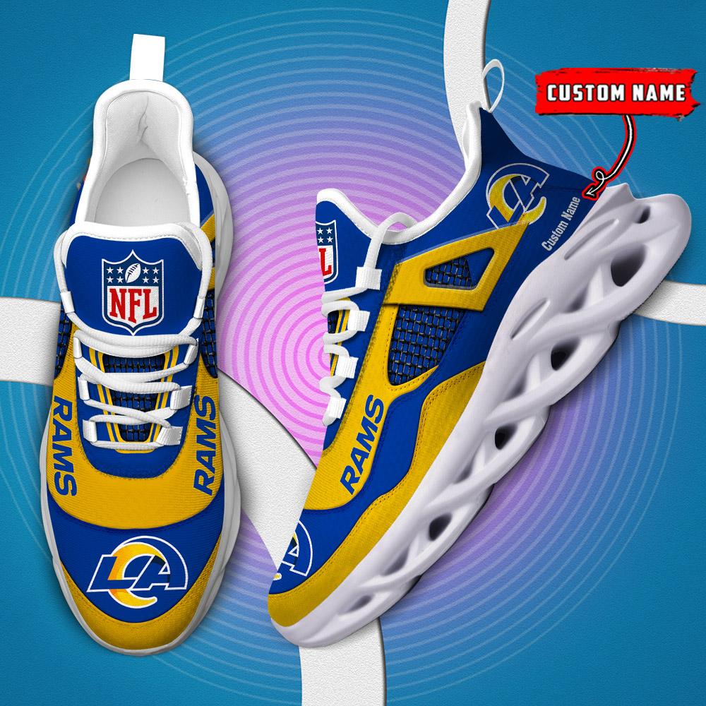 FoxnFish Los Angeles Rams Max Soul Shoes Sneakers For Men And Women