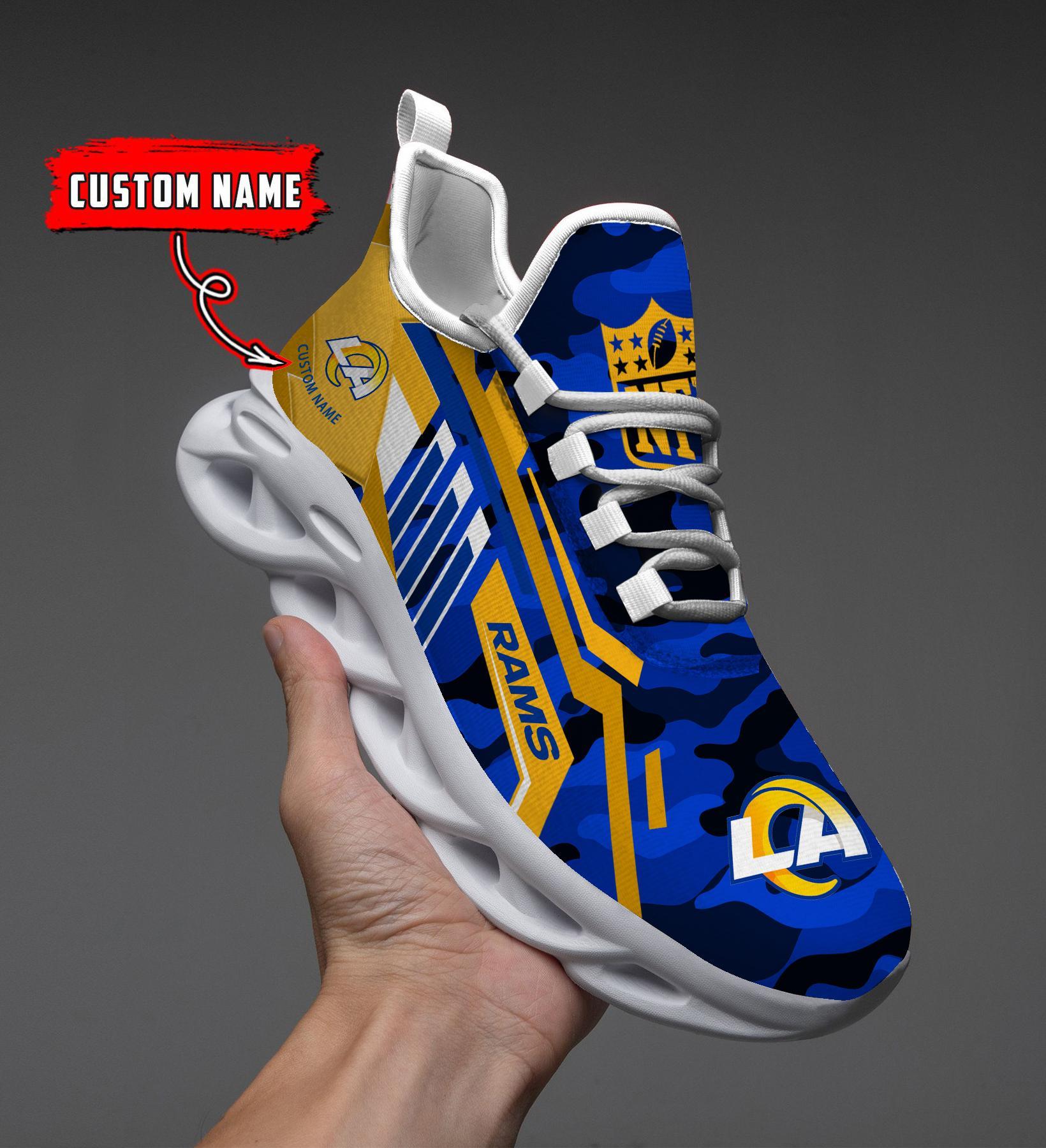 FoxnFish Los Angeles Rams Max Soul Shoes Sneakers For Men And Women