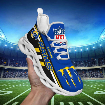 FoxnFish Los Angeles Rams Max Soul Shoes Sneakers For Men And Women