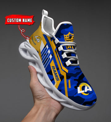 FoxnFish Los Angeles Rams Max Soul Shoes Sneakers For Men And Women