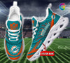 FoxnFish Miami Dolphins Max Soul Shoes Sneakers For Men And Women