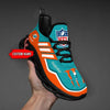 FoxnFish Miami Dolphins Max Soul Shoes Sneakers For Men And Women