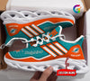 FoxnFish Miami Dolphins Max Soul Shoes Sneakers For Men And Women