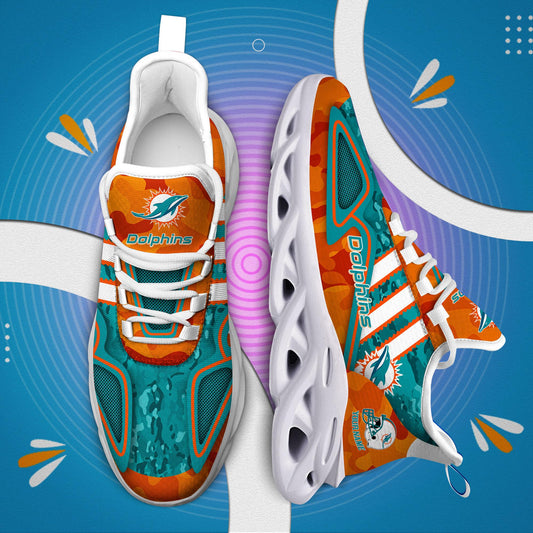 FoxnFish Miami Dolphins Max Soul Shoes Sneakers For Men And Women