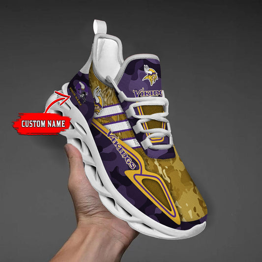 FoxnFish Minnesota Vikings Max Soul Shoes Sneakers For Men And Women