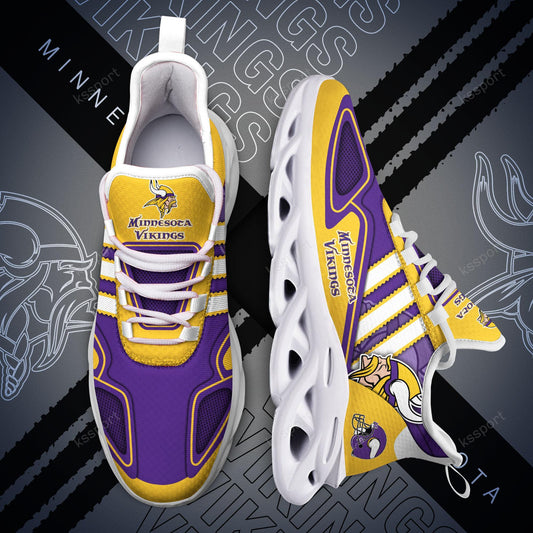 FoxnFish Minnesota Vikings Max Soul Shoes Sneakers For Men And Women