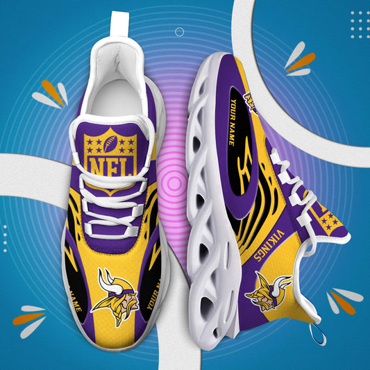 FoxnFish Minnesota Vikings Max Soul Shoes Sneakers For Men And Women