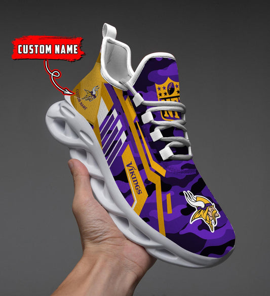 FoxnFish Minnesota Vikings Max Soul Shoes Sneakers For Men And Women