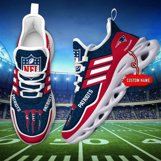 FoxnFish New England Patriots Max Soul Shoes Sneakers For Men And Women