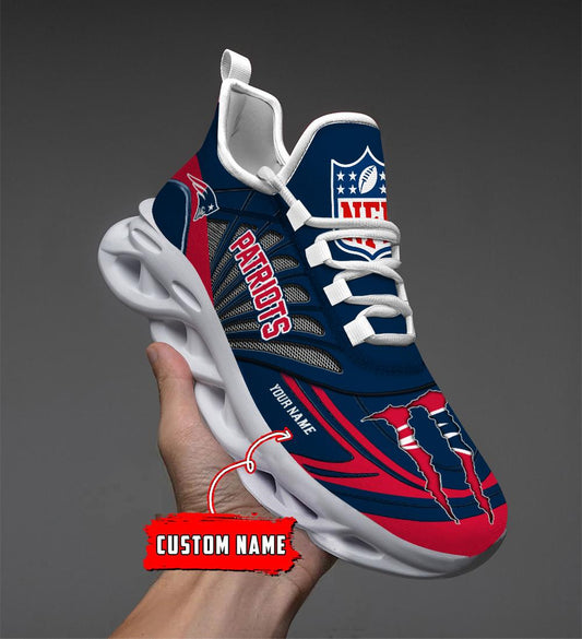 FoxnFish New England Patriots Max Soul Shoes Sneakers For Men And Women