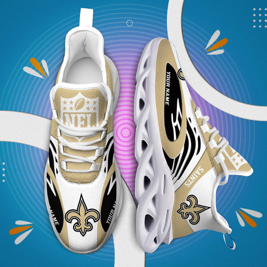 FoxnFish New Orleans Saints Max Soul Shoes Sneakers For Men And Women