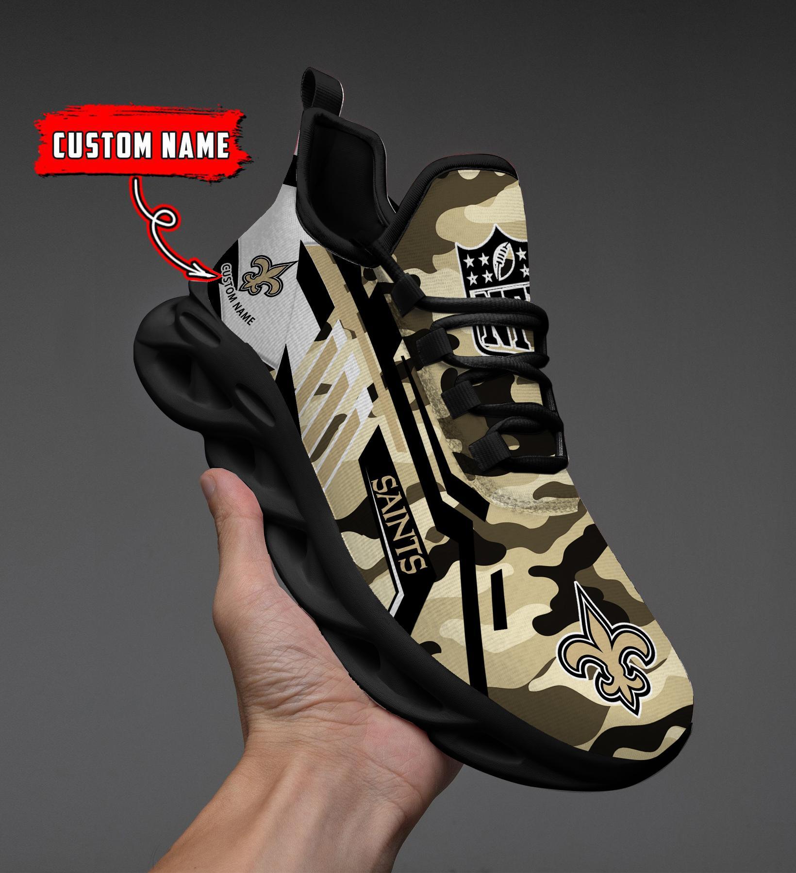 FoxnFish New Orleans Saints Max Soul Shoes Sneakers For Men And Women