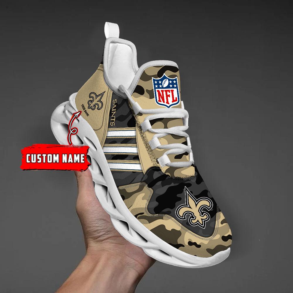 FoxnFish New Orleans Saints Max Soul Shoes Sneakers For Men And Women