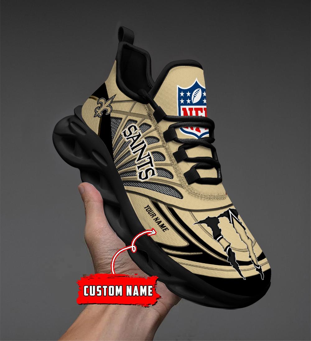 FoxnFish New Orleans Saints Max Soul Shoes Sneakers For Men And Women