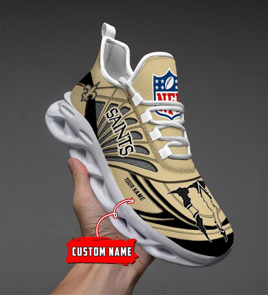 FoxnFish New Orleans Saints Max Soul Shoes Sneakers For Men And Women