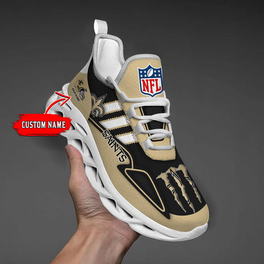 FoxnFish New Orleans Saints Max Soul Shoes Sneakers For Men And Women