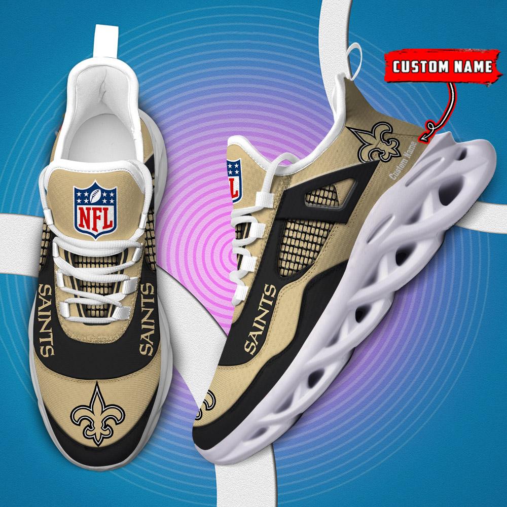 FoxnFish New Orleans Saints Max Soul Shoes Sneakers For Men And Women