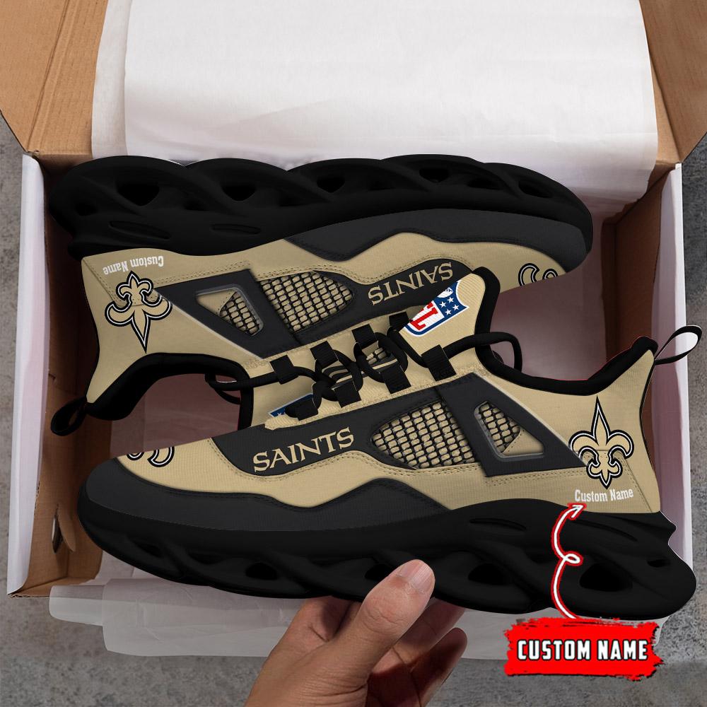 FoxnFish New Orleans Saints Max Soul Shoes Sneakers For Men And Women