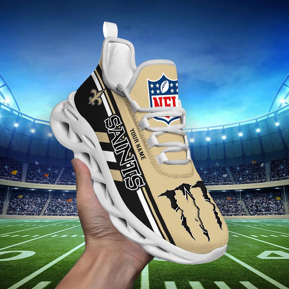 FoxnFish New Orleans Saints Max Soul Shoes Sneakers For Men And Women