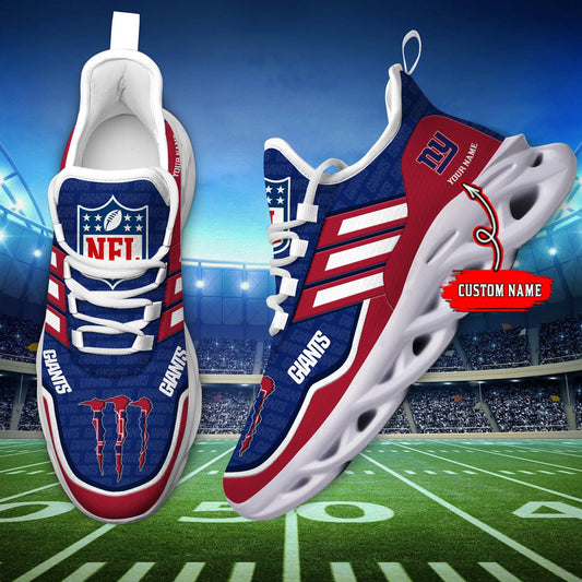 Arcticfootwear New York Giants Max Soul Shoes Sneakers For Men And Women