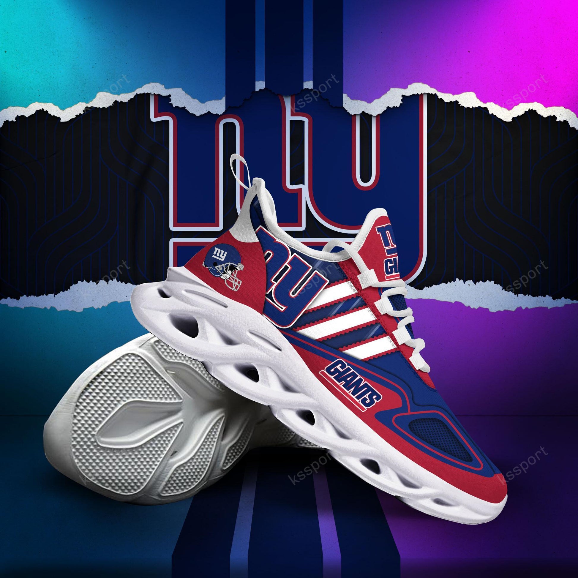 FoxnFish New York Giants Max Soul Shoes Sneakers For Men And Women