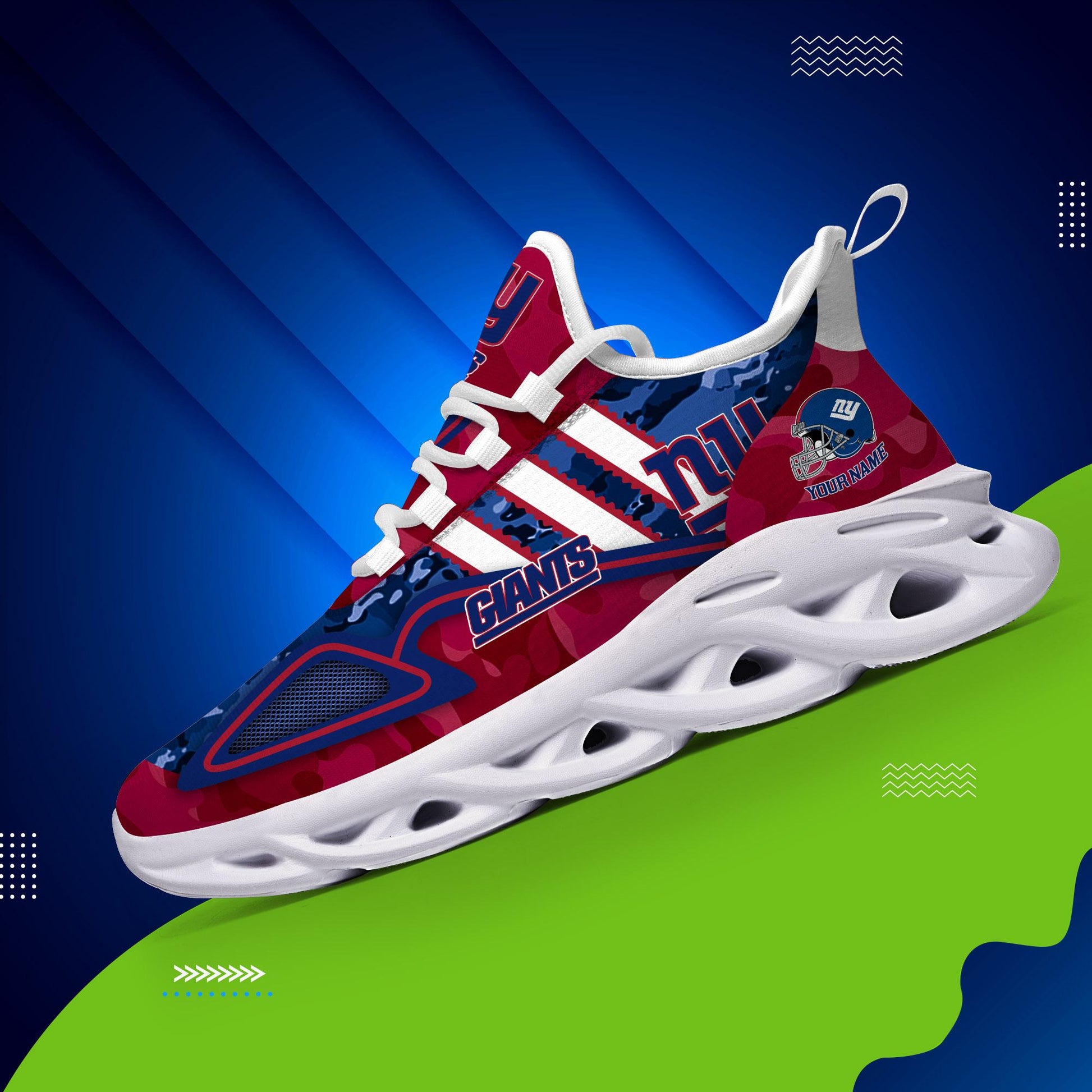 FoxnFish New York Giants Max Soul Shoes Sneakers For Men And Women