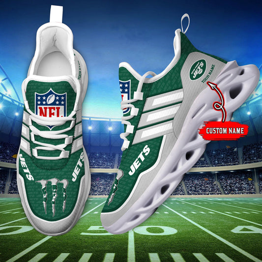 Arcticfootwear New York Jets Max Soul Shoes Sneakers For Men And Women